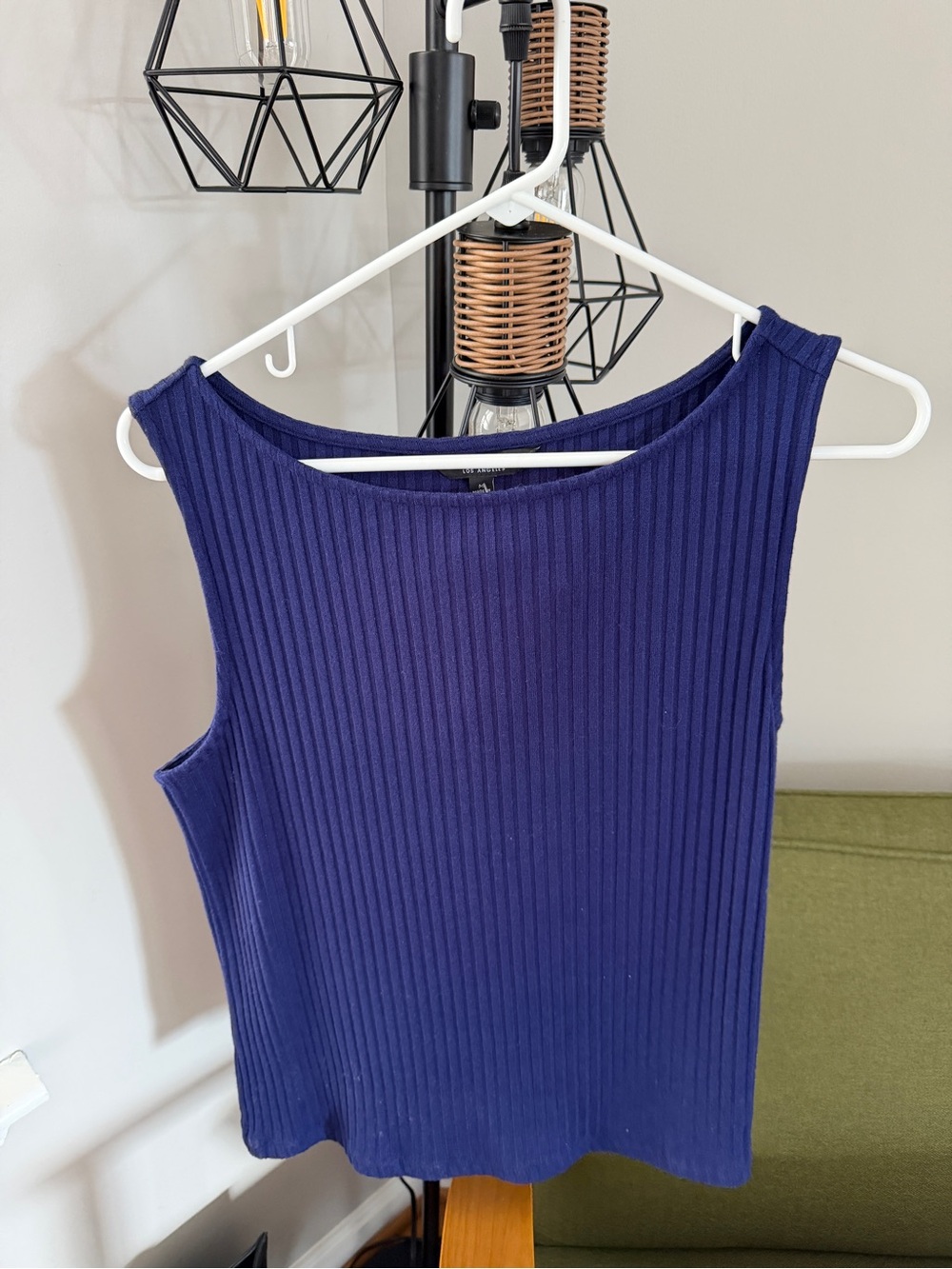 Liverpool Ribbed Tank Top - Royal Blue